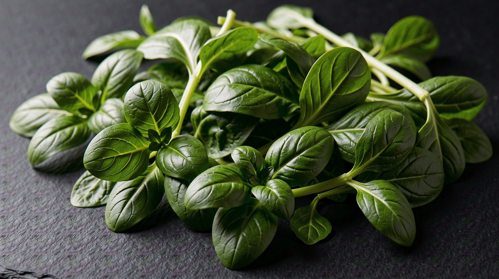 Verse groenten op een donkere achtergrond